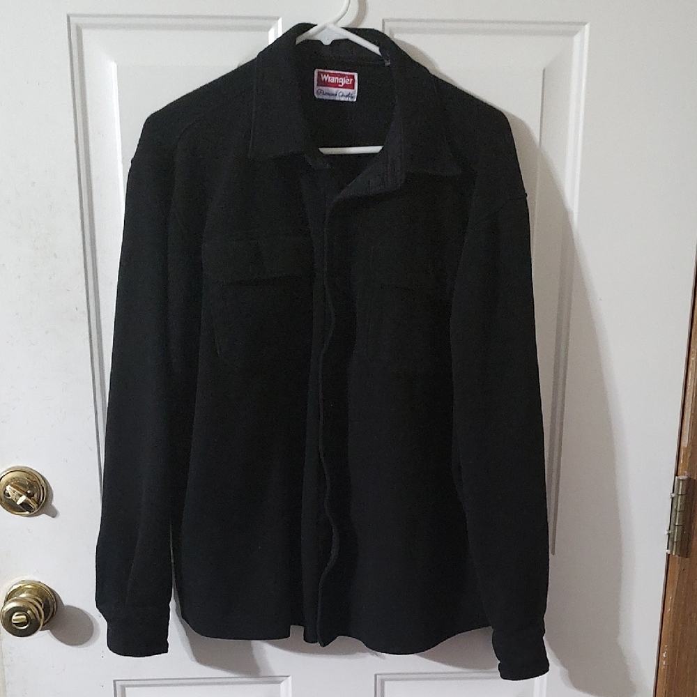 Wrangler Men's Classic Black Shirt Jacket